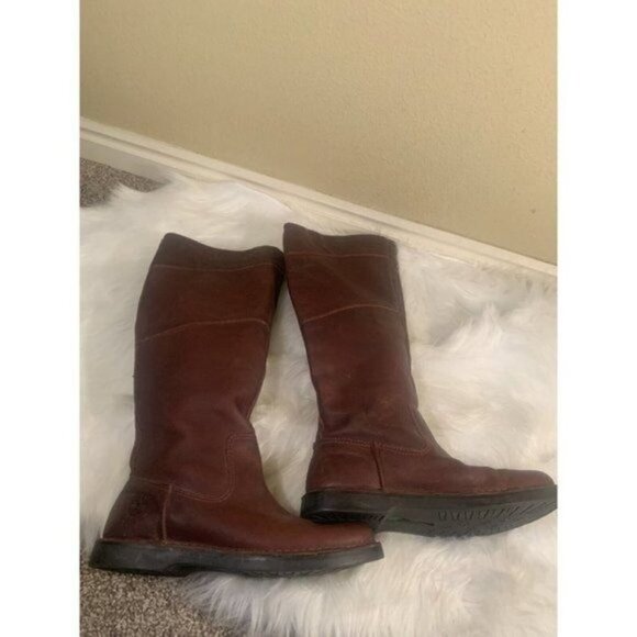 TIMBERLAND Earthkeepers Cabots 20697 Size 6.5  Brown Leather Boots - Picture 4 of 12